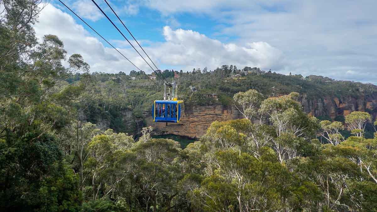 Scenic World Cable Skyway - NSW Blue Mountains Itinerary