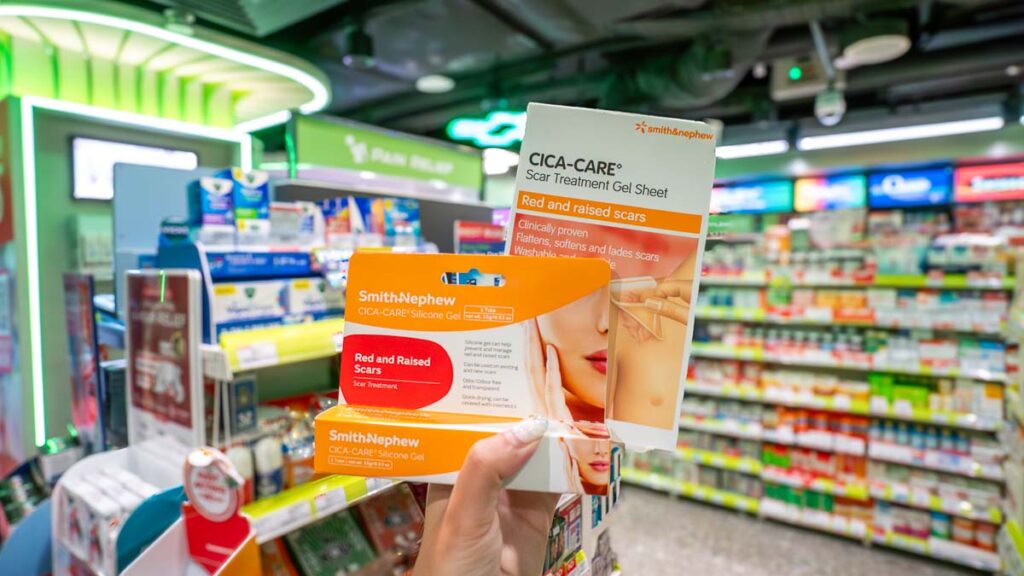 Smith + Nephew Cica Care Silicone Gel and Silicone Gel Sheets - Ultimate travel packing list