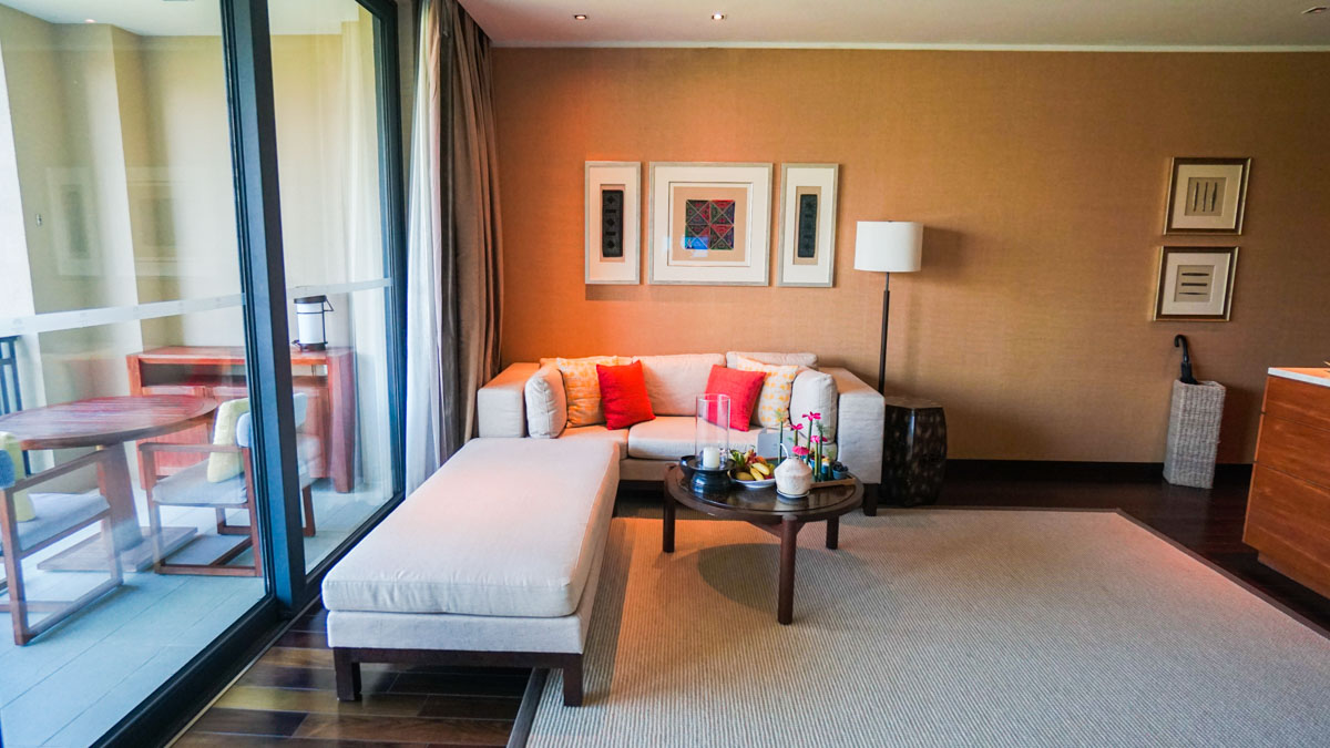 Spacious 80 Square Metre Ocean View Room in Raffles Hainan - Raffles Hainan Hotel Review