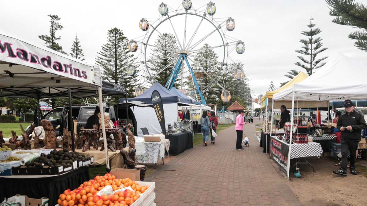 The Entrance Farmers market central coast - NSW Australia Road Trip Itinerary