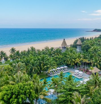 A Luxurious Bali-Meets-Hainan Getaway — Raffles Hainan Hotel Review View from Suite Balcony in Raffles Hainan 2 - Raffles Hainan Hotel Review