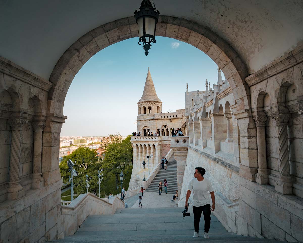 Fisherman's Bastion in Budapest, Hungary - Europe Itinerary Backpacking on Budget