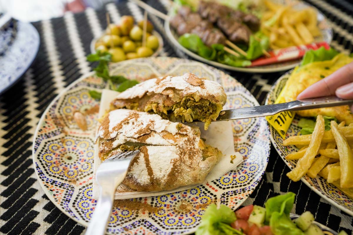 Traditional Chicken Pastilla at Chez Hakim in Fez - Morocco Itinerary