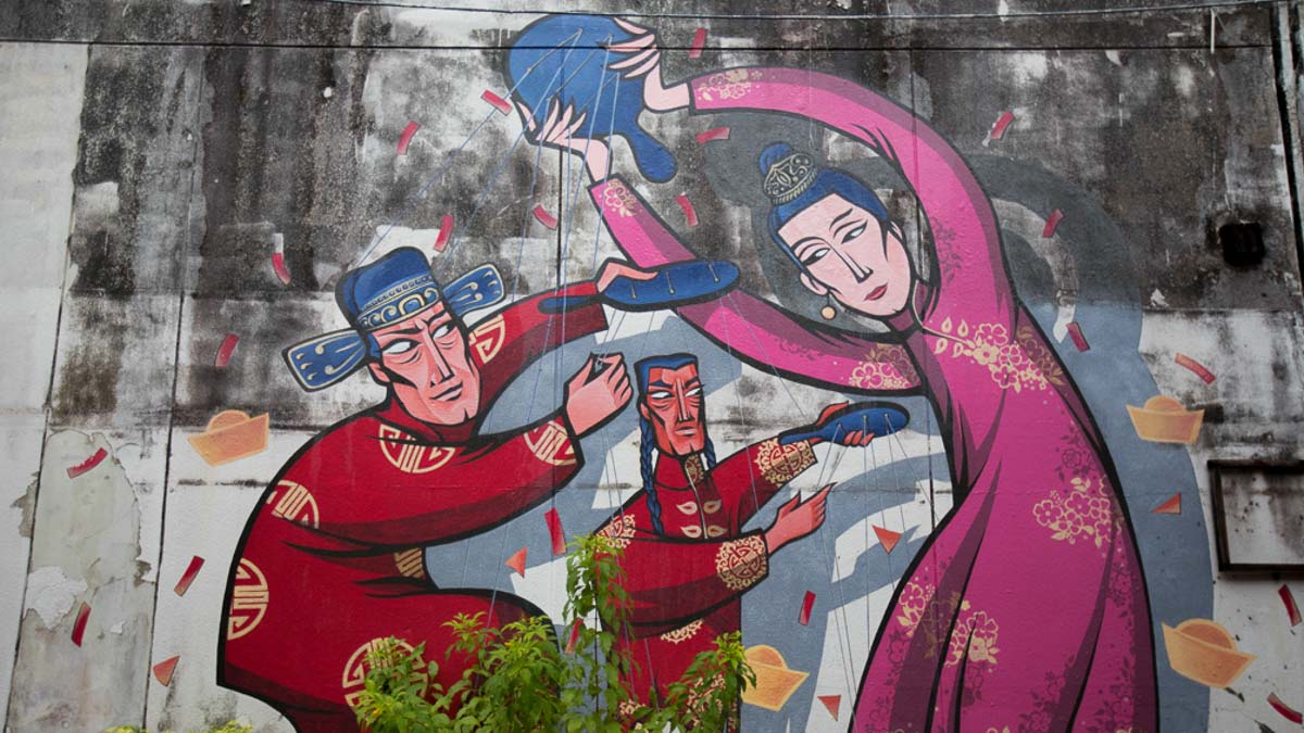 Phuket Old Town Street Art - Non-Mainstream Phuket Itinerary