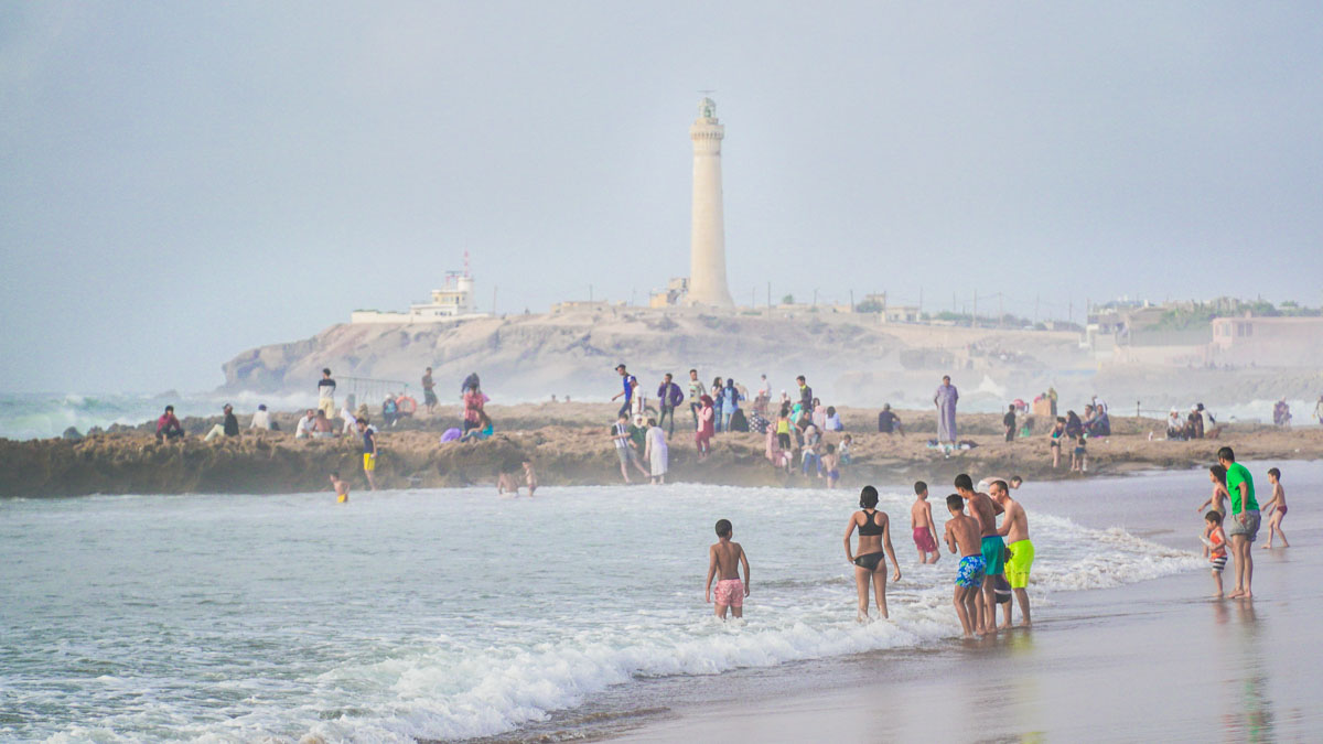 Ain Diab Beach in Casablanca - Morocco Itinerary