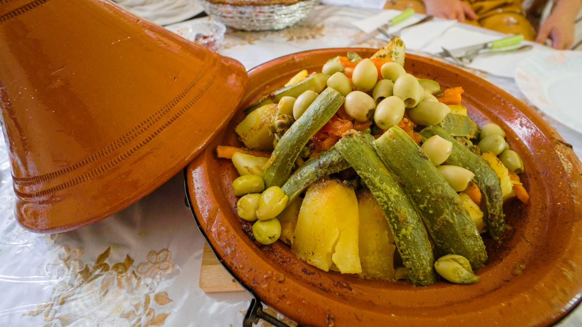 Chicken Tajine Cooked During Moroccan Cooking Class - Morocco Itinerary