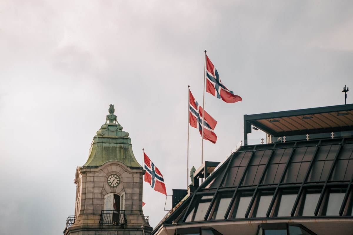 Oslo Norway Flags - Summer Norway Itinerary
