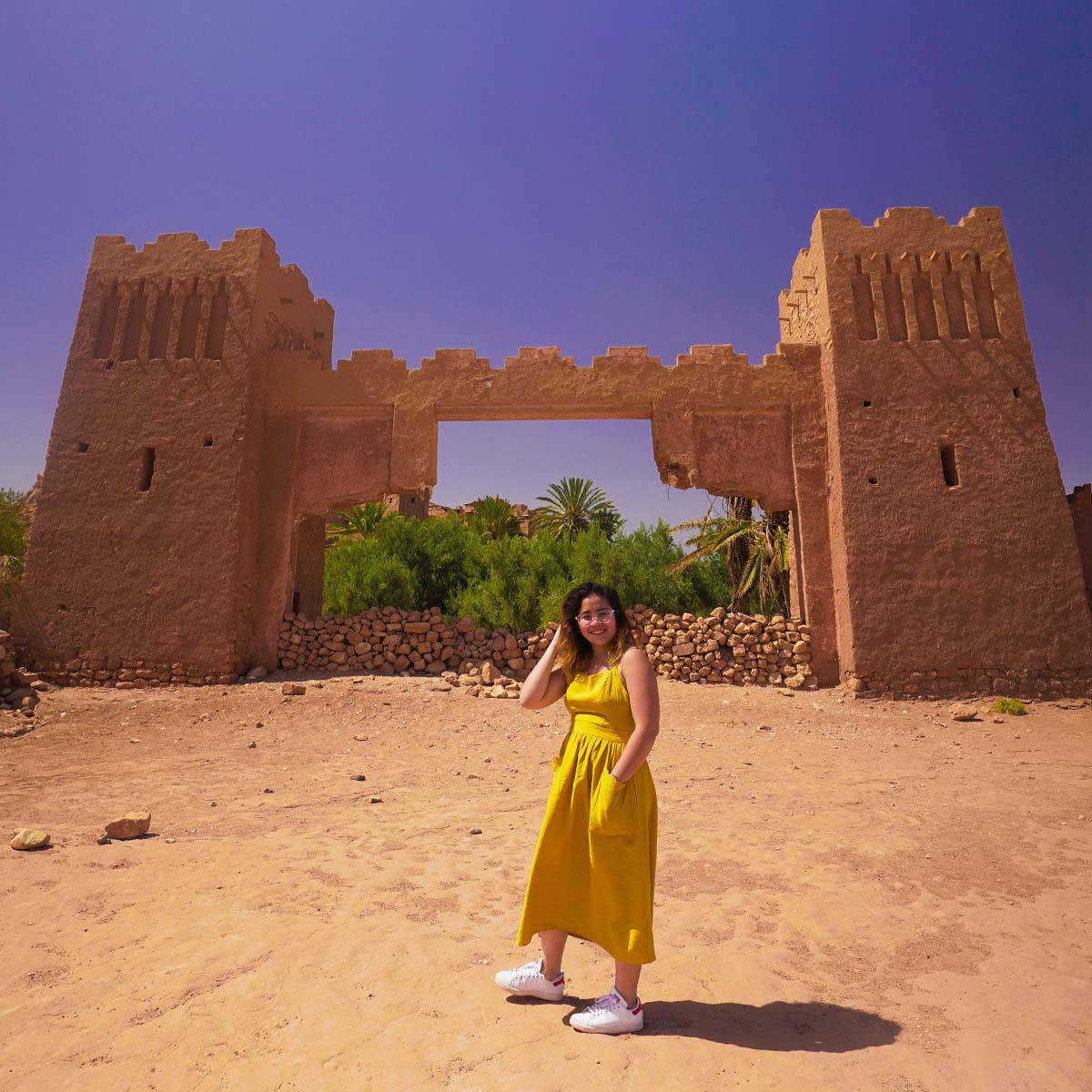 Gate Ruins at Ksar of Ait Ben Haddou - Morocco Photo Guide