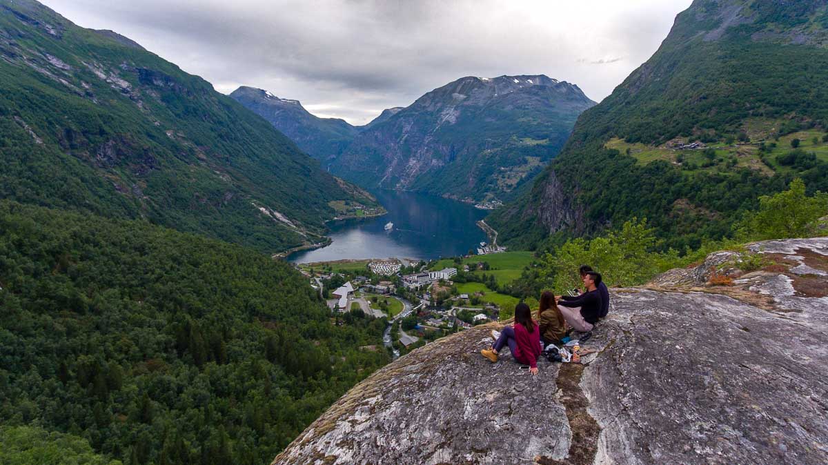 Geirangerfjord Flydalsuvet Lookout Point - Summer Norway Itinerary