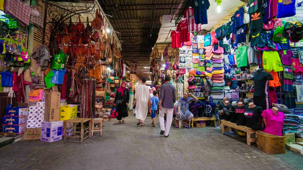 Inside the Marrakesh Souk - Morocco Itinerary