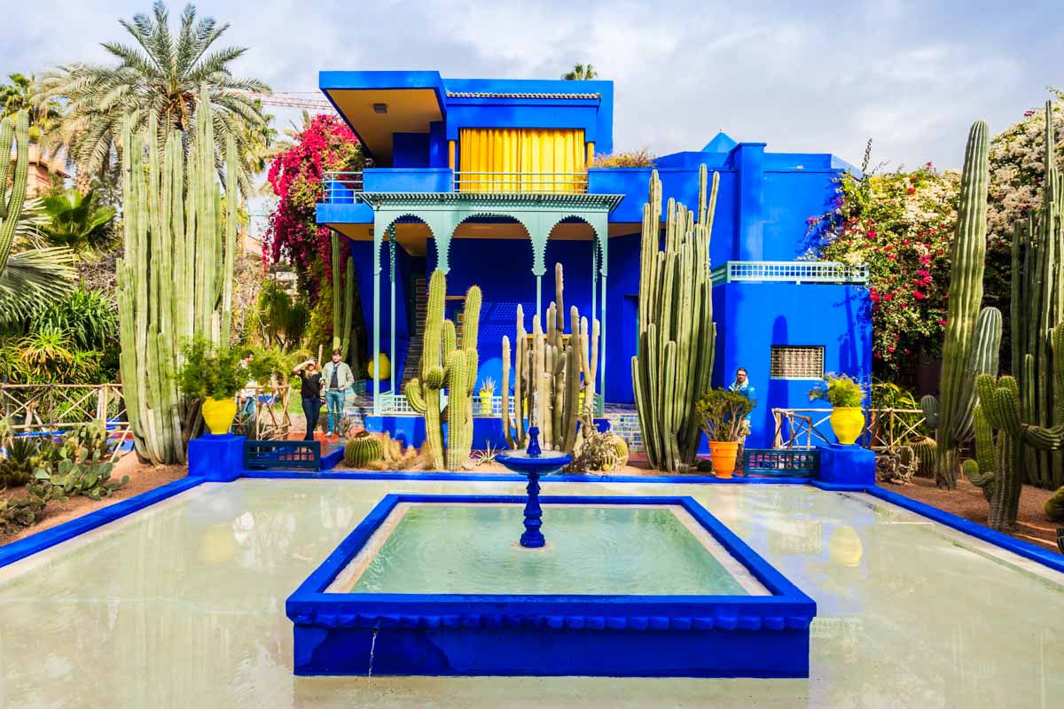 Jardin Majorelle Garden in Marrakesh - Morocco Itinerary