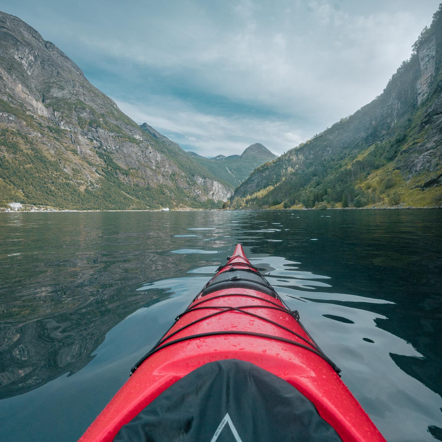 Kayaking at Geirangerfjord - Summer Norway Itinerary