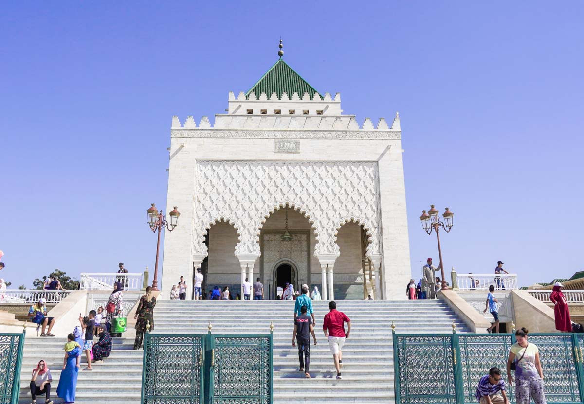 Mausoleum of Mohammed V in Rabat - Morocco Itinerary