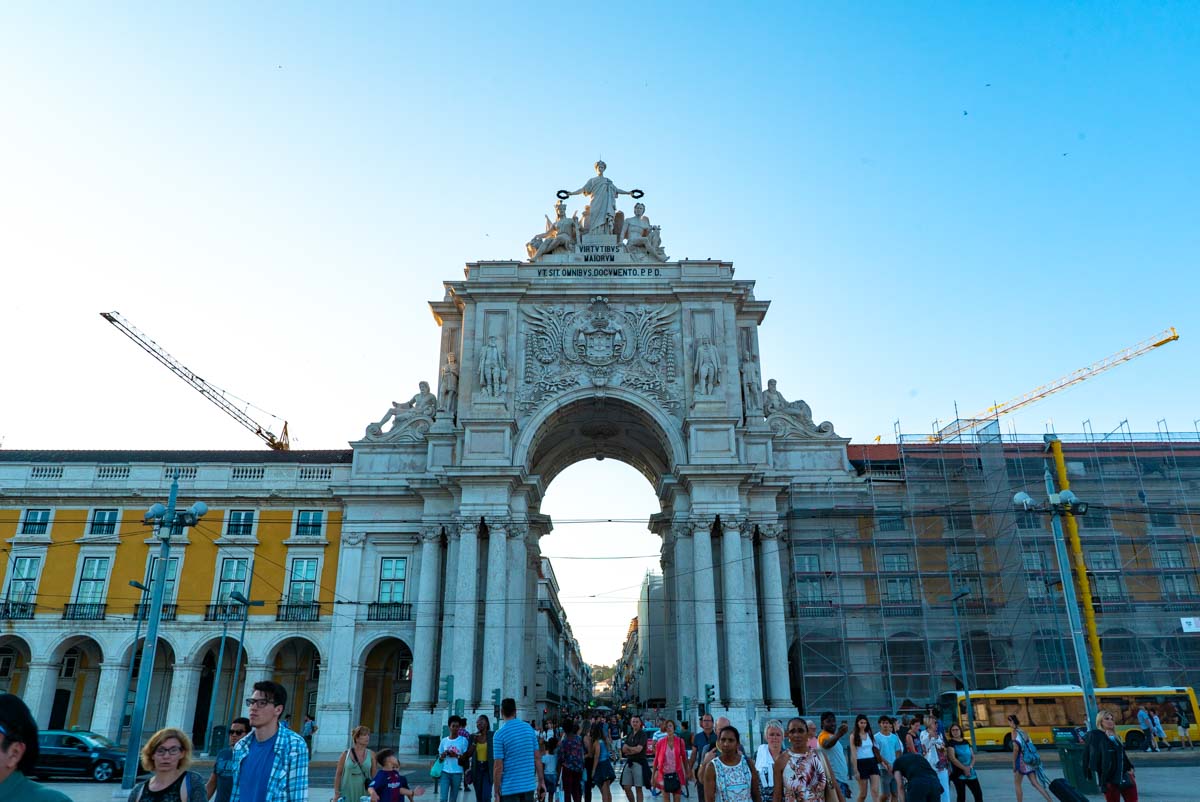 Rua Augusta Arch - portugal itinerary_