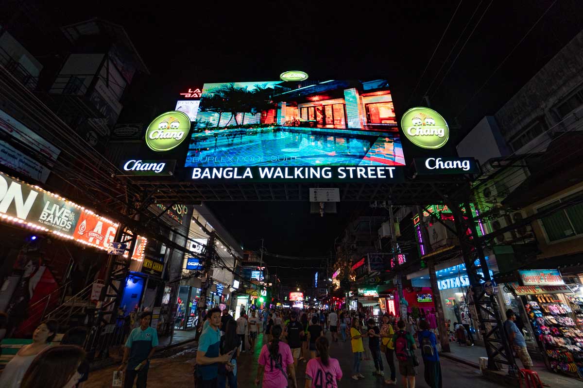 Soi Bangla Neon Sign - Nightlife in Phuket