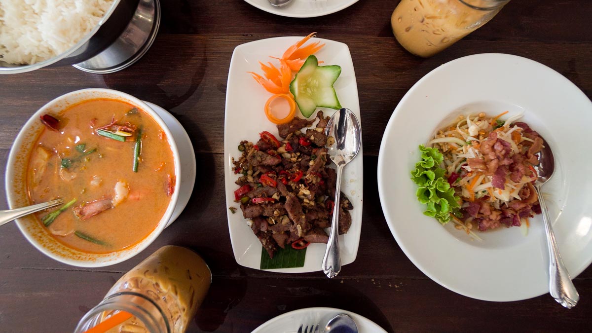 One Chun Restaurant Dishes - Non-Mainstream Phuket Itinerary