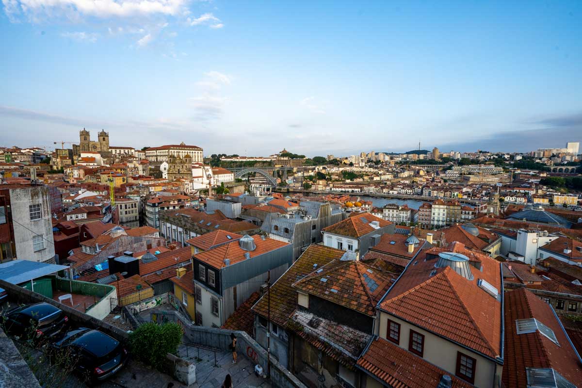 view from Miradouro da Vitória - portugal itinerary