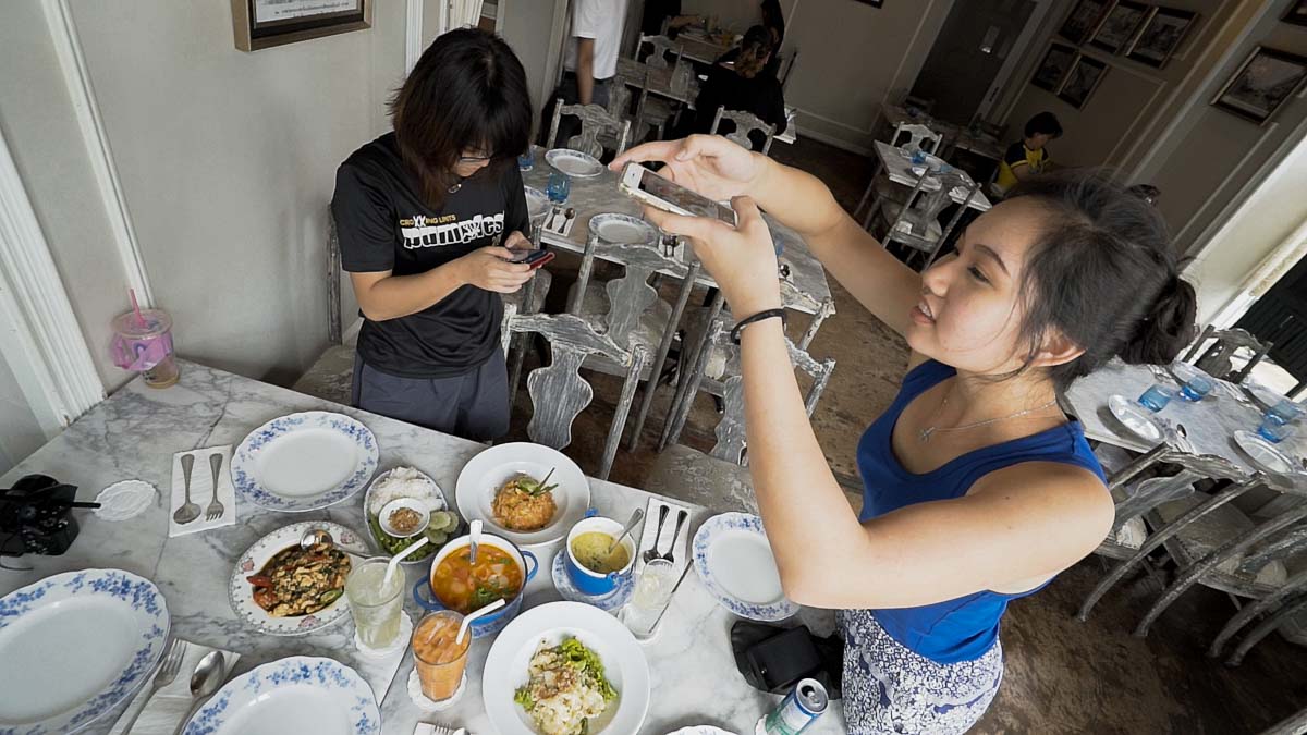 Jo Instagramming Food - TTI Ambassadors Boot Camp in Phuket