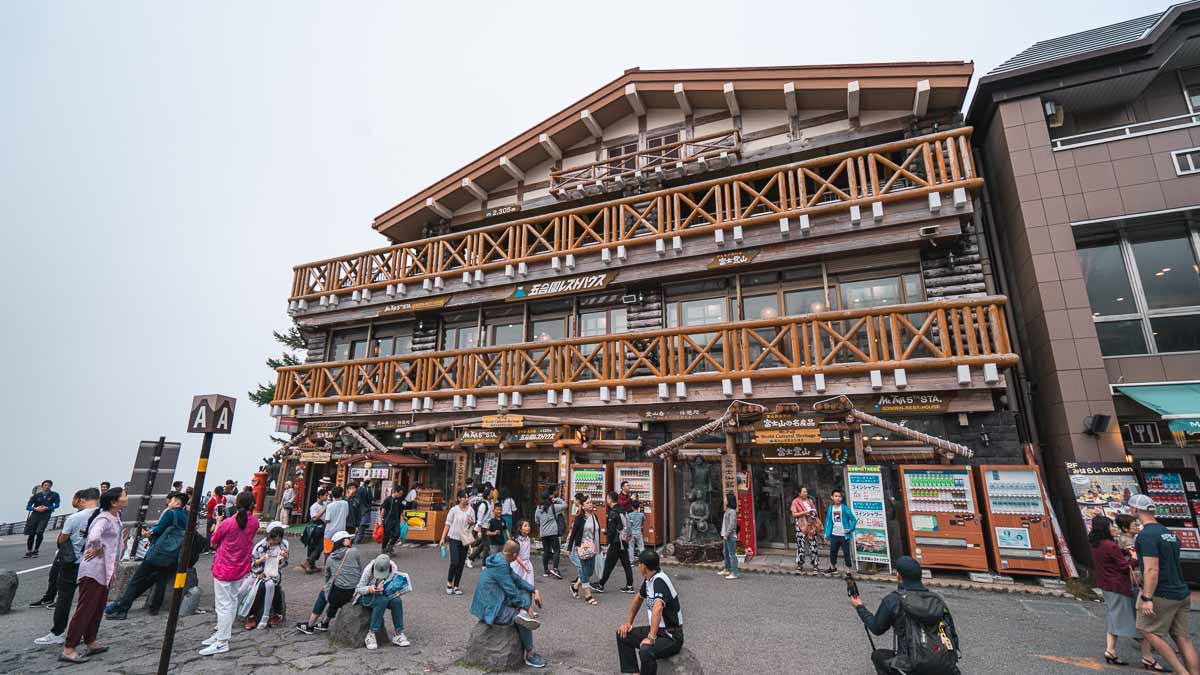 Climbing Mount Fuji - 5th Station Main Building