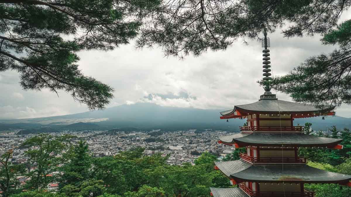 Mount Fuji Itinerary Tokyo - Chureito Pagoda