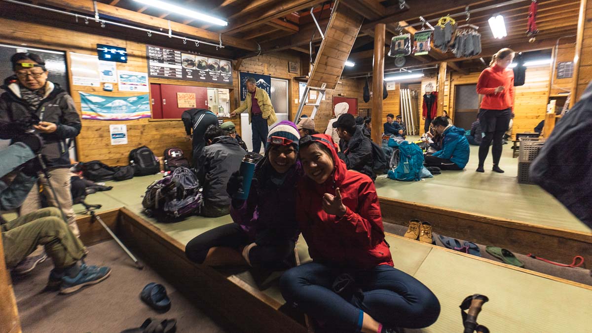 Climbing Mount Fuji - Food at Old 8th Station