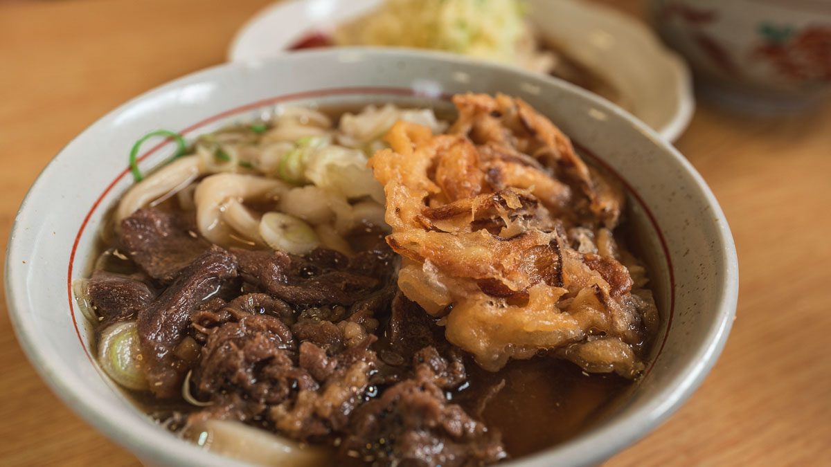 Climbing Mount Fuji - Yoshida Udon