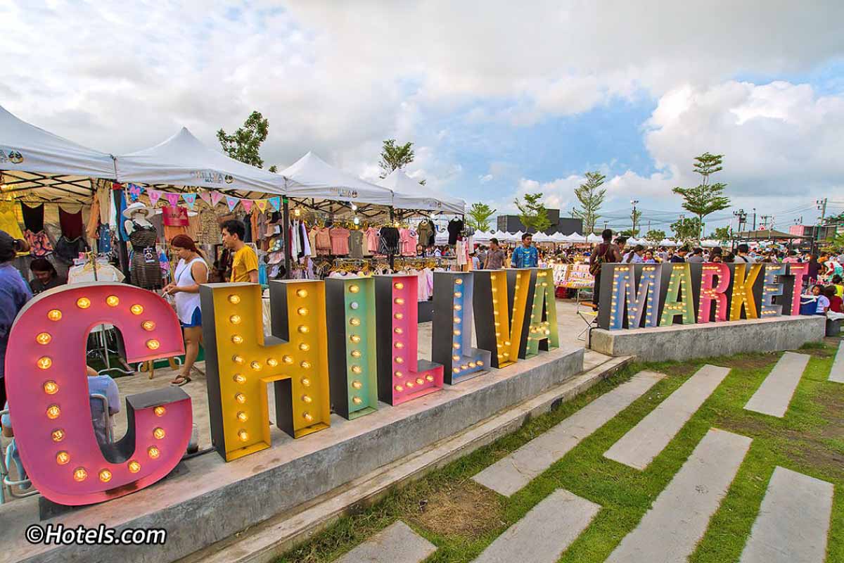 Chillva Market Signage - Nightlife in Phuket