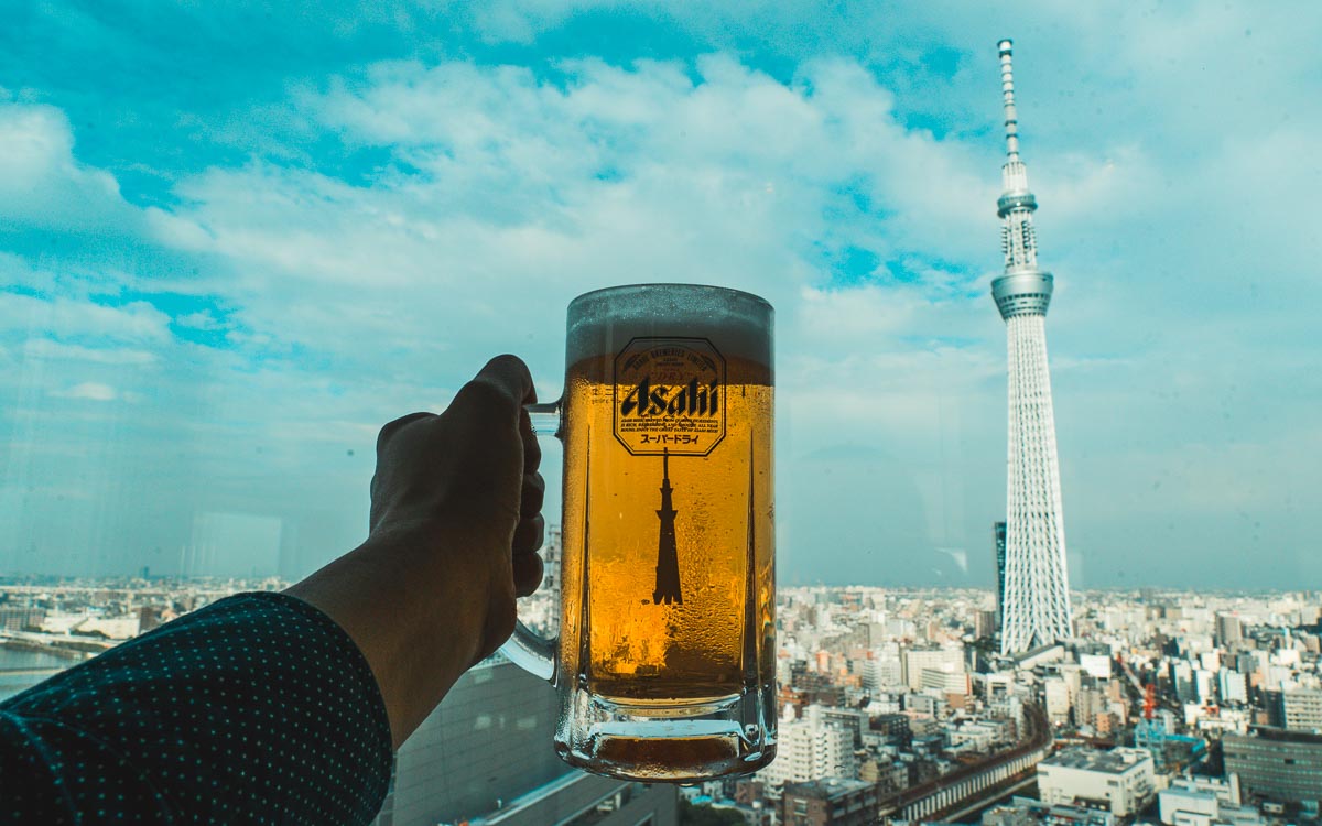 Mount Fuji Itinerary Tokyo - Asahi Beer Headquarters