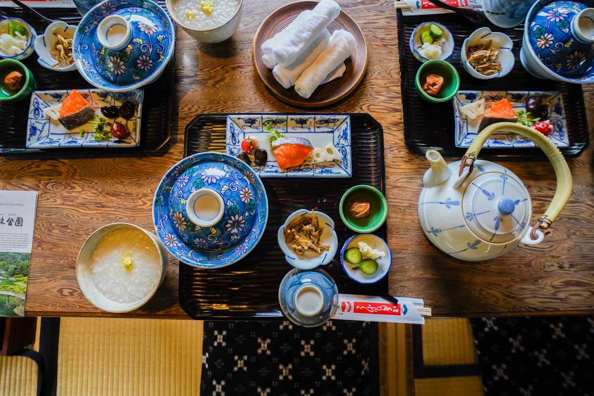Asa ga Yu Porridge Breakfast Set at Hanazono-tei Teashop in Ritsurin Garden - Unique Experiences in Shikoku Japan