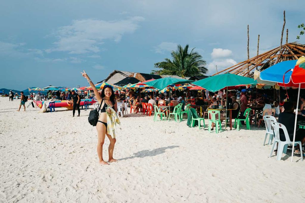 Girl on Khai Nai Beach - Phuket Island Hopping