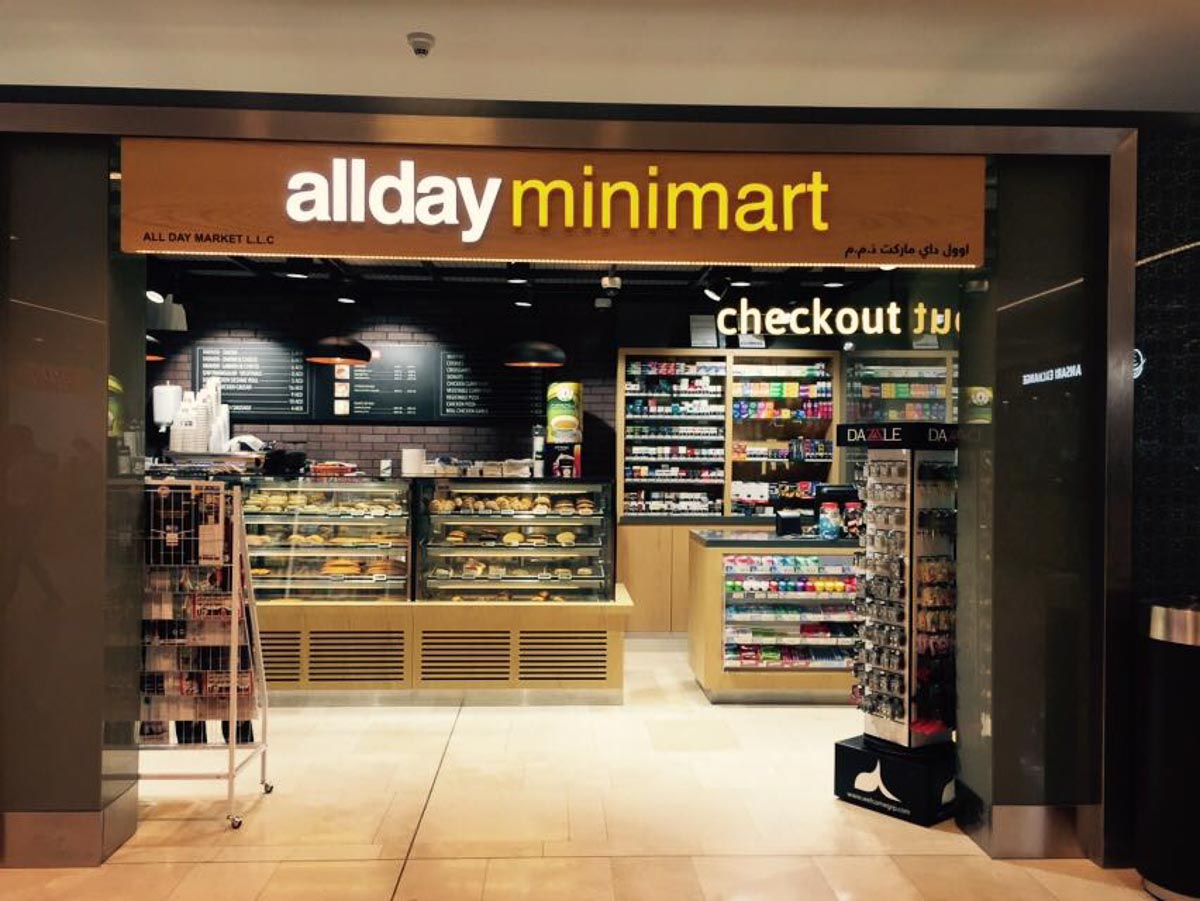 Allday Minimart at Yas Mall - Ferrari World Guide