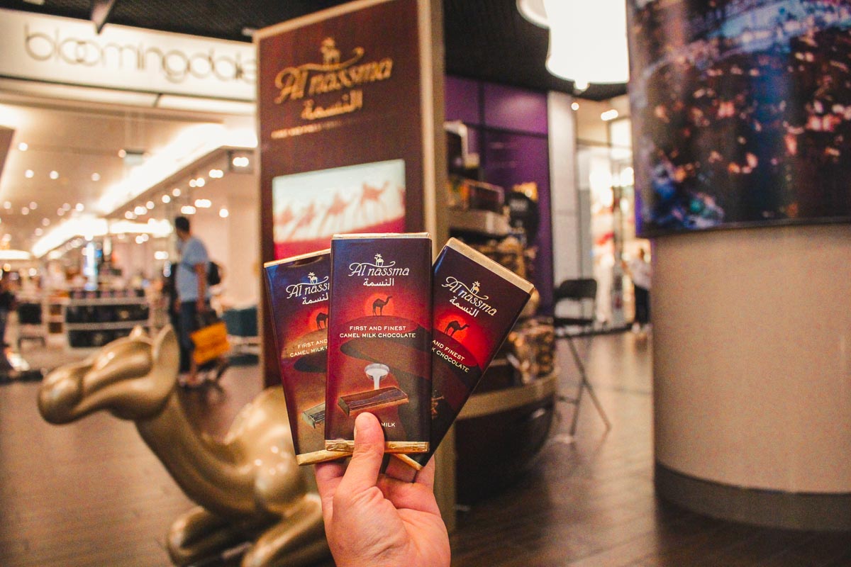 Al Nassma Camel Milk Chocolate - Dubai Guide