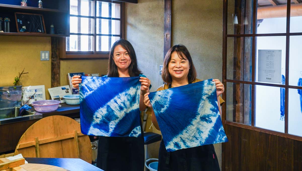 Indigo Dyeing Handkerchief in Mima - Unique Experiences in Shikoku Japan