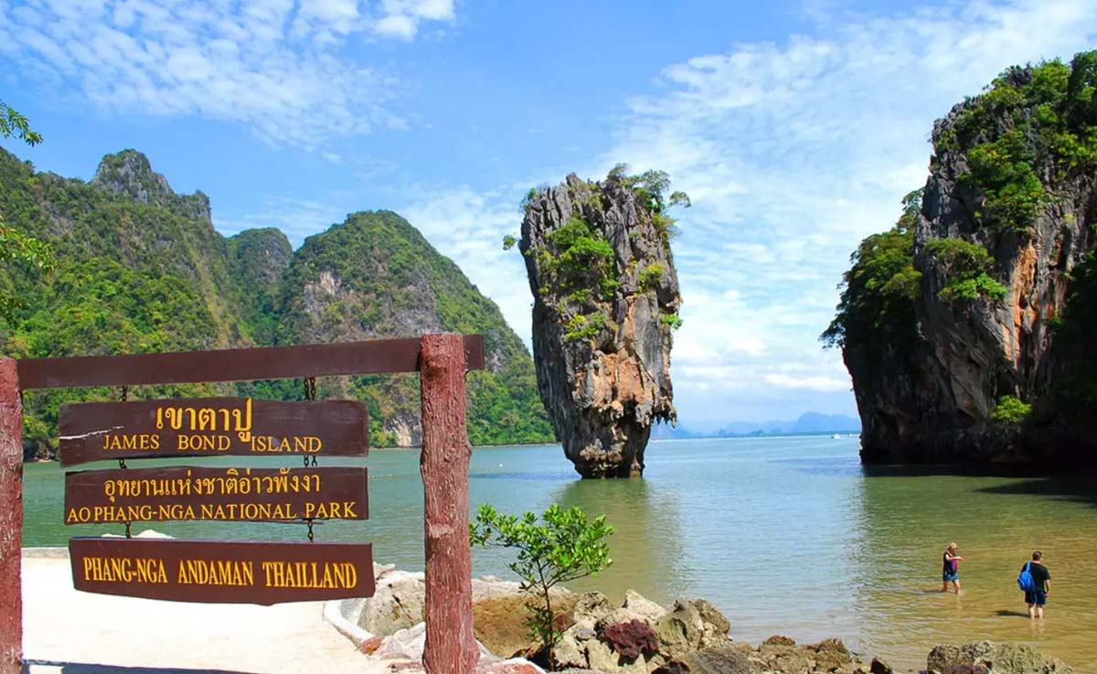 James Bond Island Signage - Phuket Island Hopping _
