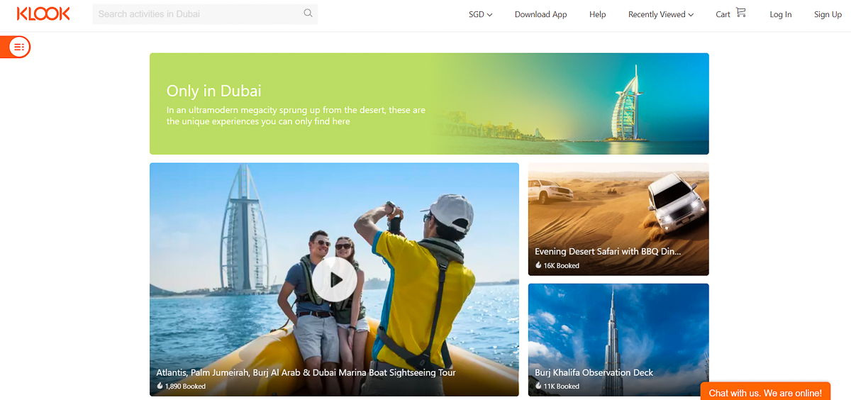 Booking Dubai Activities through Klook - Dubai Guide