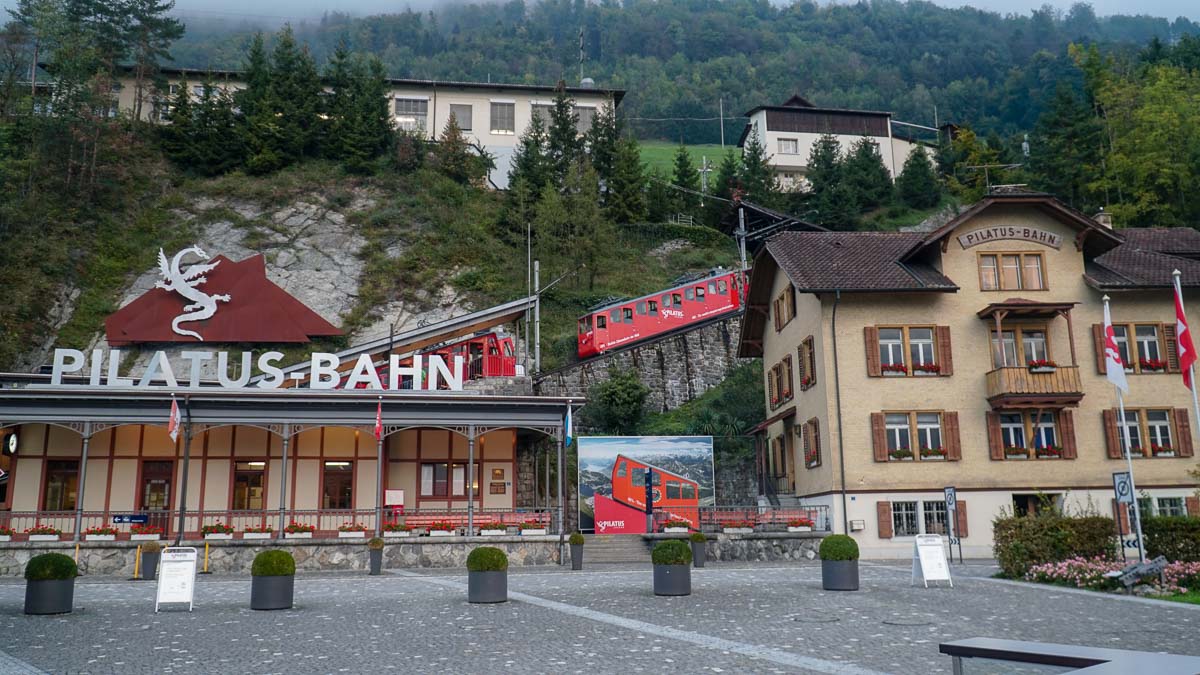 Pilatus Bahn at Alpnachstad - Switzerland Swiss Travel Pass Guide