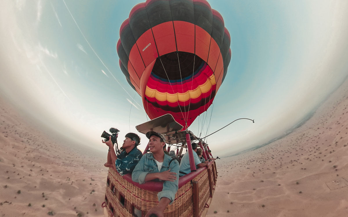 Activities in Dubai - Hot Air Ballooning
