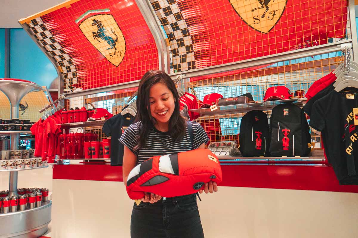 Shopping at Ferrari World Store - Ferrari World Guide