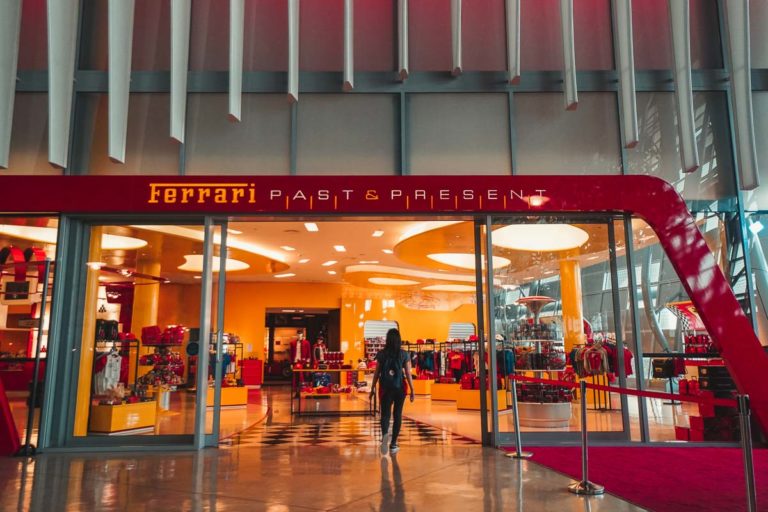 Ferrari world shop