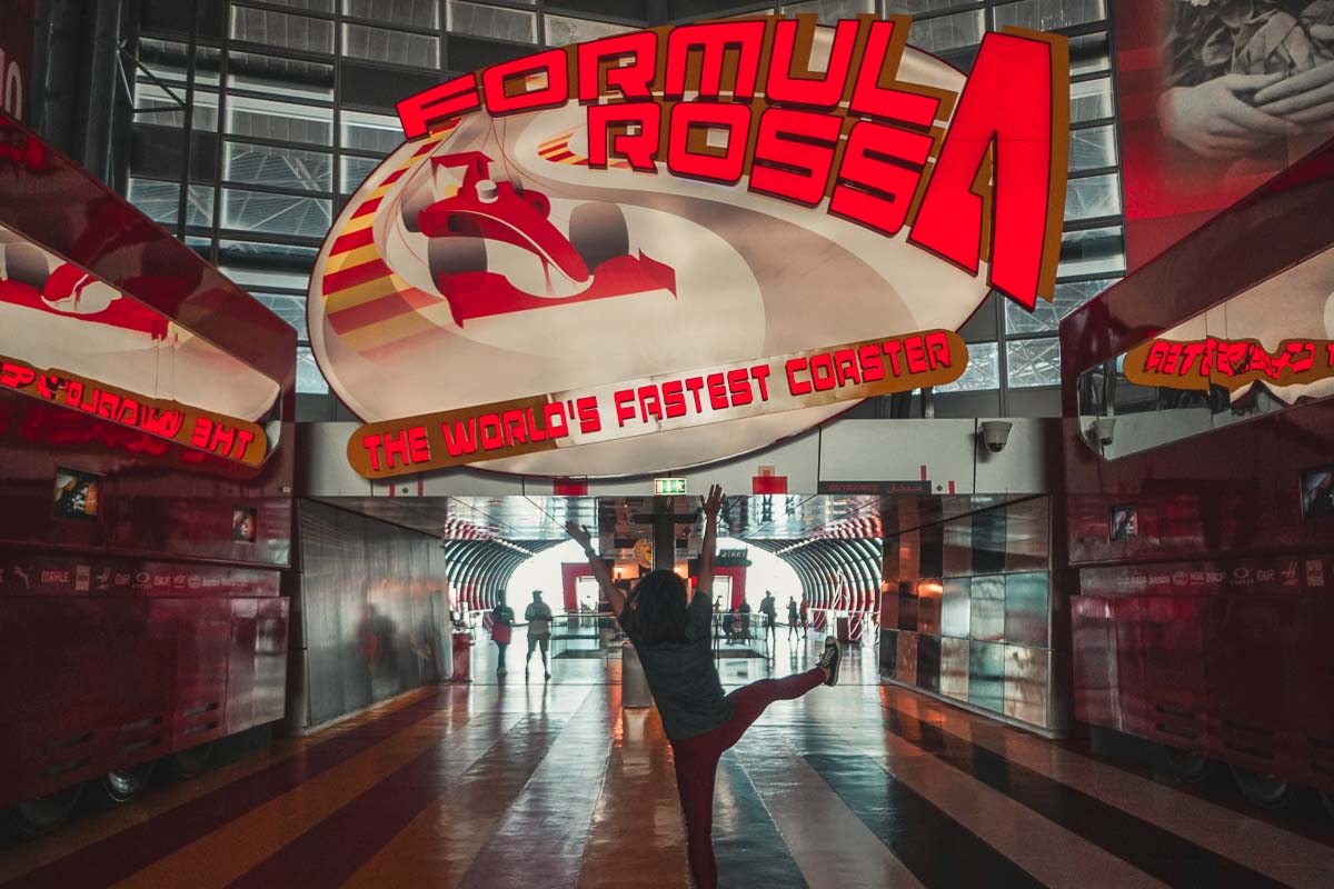 Ferrari World Formula Rossa Sign - Ferrari World Guide