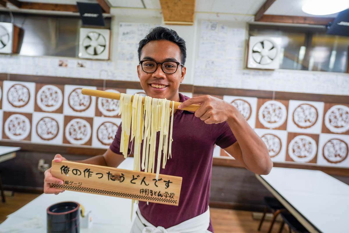 Udon Making Workshop at Nakanoya Udon School - Unique Experiences in Shikoku Japan