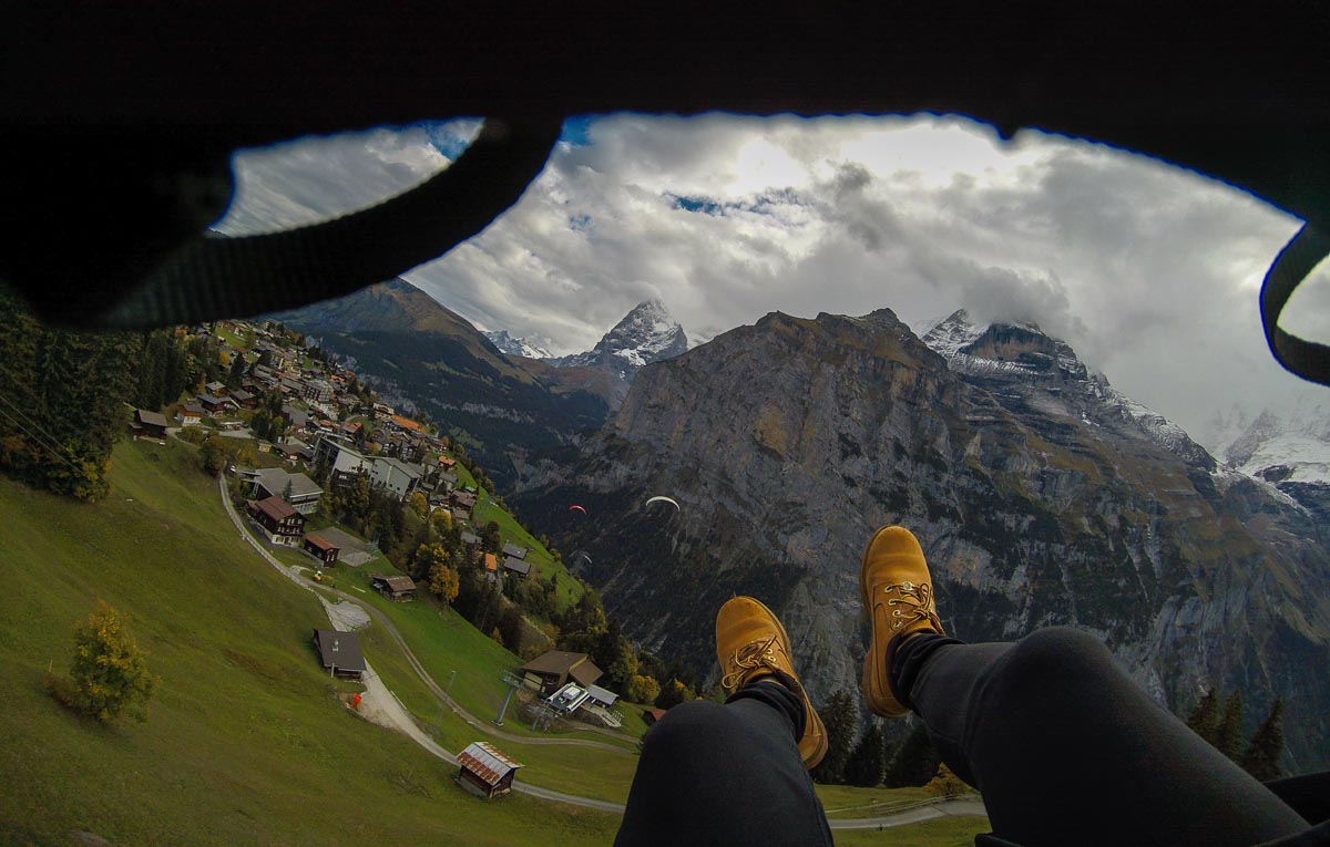 Airtime Paragliding in Lauterbrunnen - Ultimate Swiss Travel Pass Guide