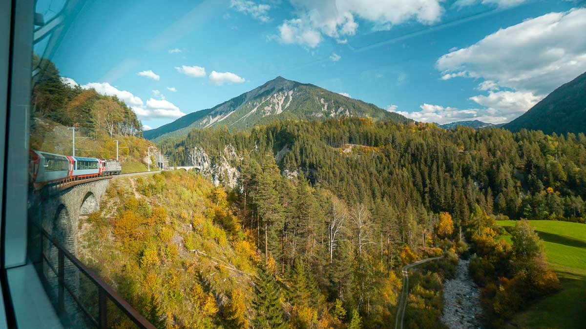 Glacier Express view - Switzerland