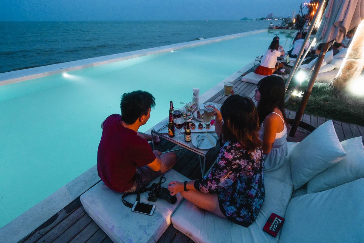 Hanging Out at Seenspace Oasis Bar - 3D2N Hua Hin Itinerary