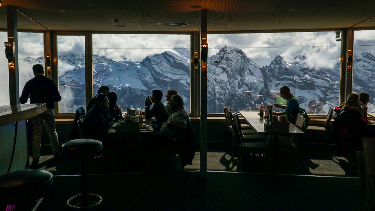 Piz Gloria revolving restaurant - Ultimate Swiss Travel Pass Guide