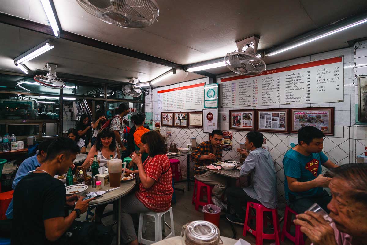 Prachak Roast Duck Shop Interior - Bangkok Itinerary