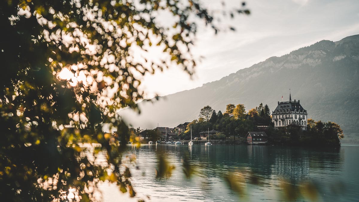 Lake view at Itselwald - Switzerland Itinerary