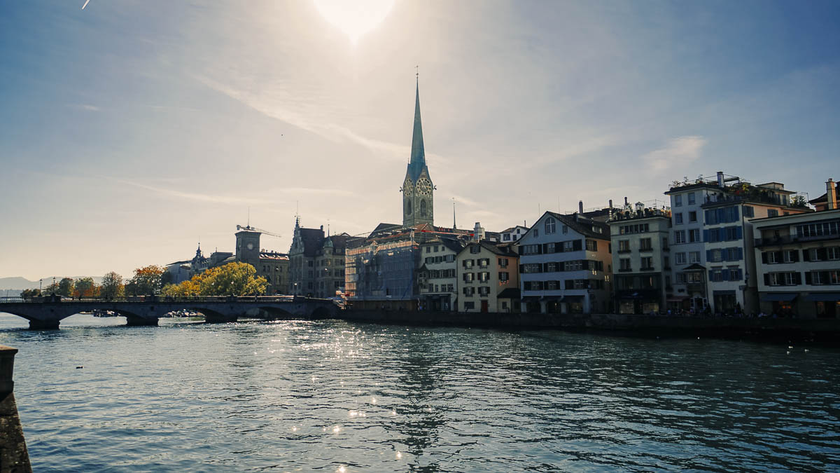 Zürich city view - Switzerland Itinerary