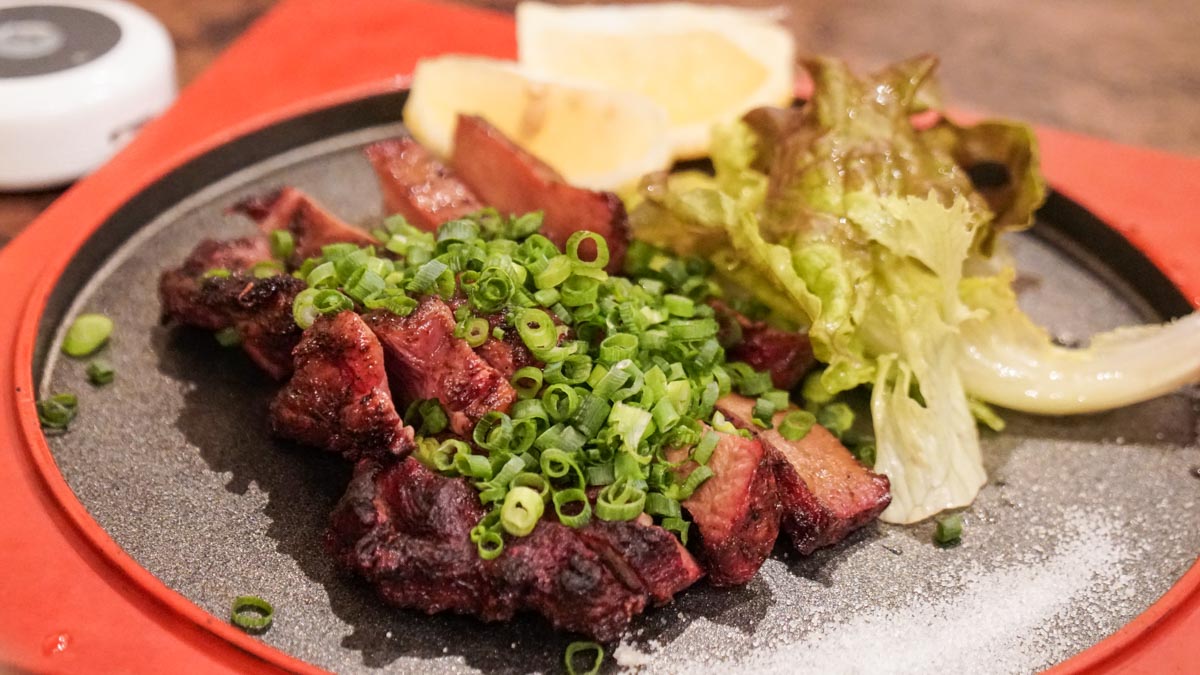 Beef tongue from Otokomeshi Onnameshi