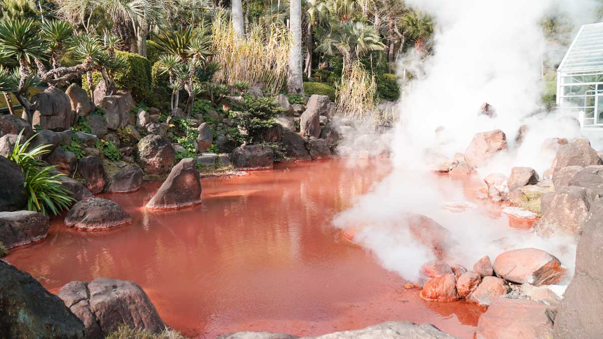 Beppu Hells Blood Pond Hell - Japan Kyushu Itinerary